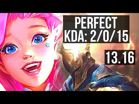 SERAPHINE & Cait vs PANTH & Kai'Sa (SUP) | 2/0/15, 67% winrate | EUW Master | 13.16