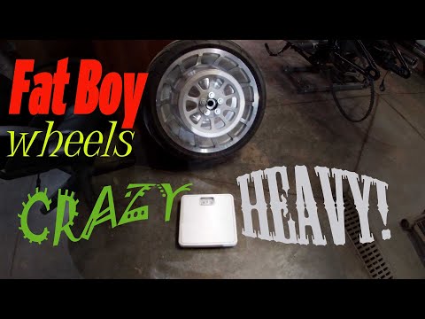 2019 Harley Fat Boy 114 wheels removal and teardown - Random Garage