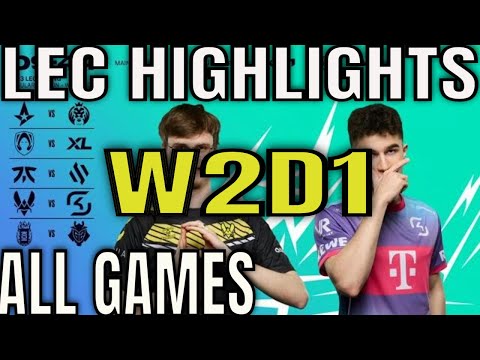 LEC Spring 2023 W2D1 Highlights ALL GAMES - AST vs MAD, TH vs XL, FNC vs BDS, VIT vs SK, G2 vs KOI