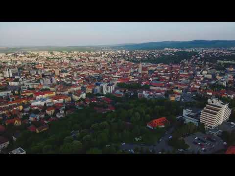 Cluj Napoca Romania Filmare cu drona 4K din zona Parcul Cetatuia