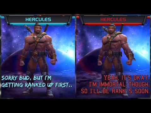 6-star Rank 3 Hercules Rank Up and ROL Winter Soldier Fight || Basic Rotation