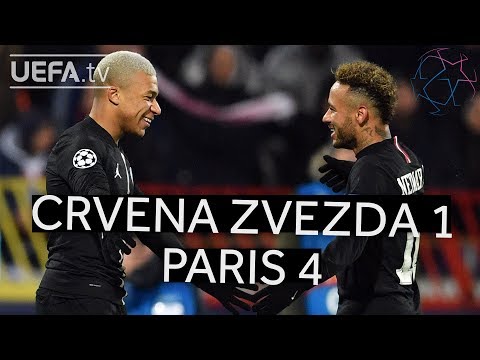 CRVENA ZVEZDA 1-4 PARIS #UCL HIGHLIGHTS