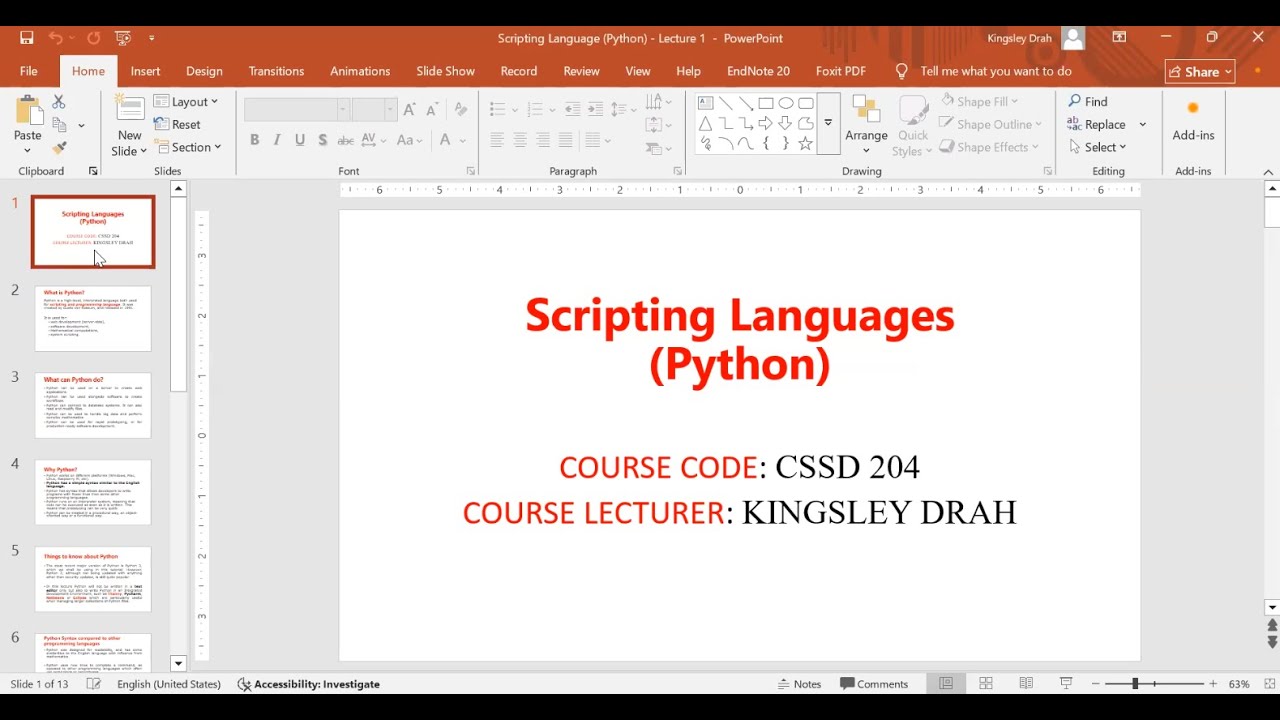 Scripting Languages Lecture 5 PHP 2025
