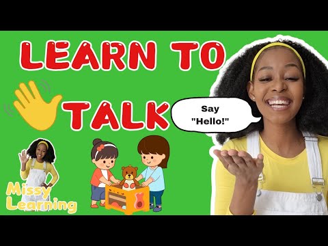 Learn To Talk - Speech Delay Practice Video for Toddlers and Babies | First Words & Sentences