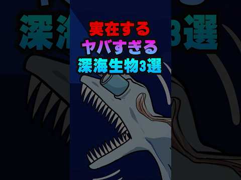 実在するヤバすぎる深海生物3選#雑学#デカボ#ビットスターアニメ