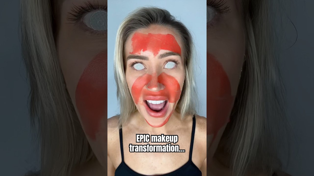 This SCARY makeup took 4 hours! 😱 #sfx #horrorshorts #makeuptransformation #scary #makeupartist