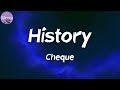 History Lyrics Cheque