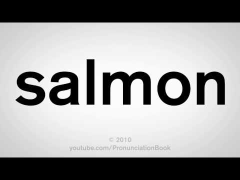 Part of a video titled How To Pronounce Salmon - YouTube