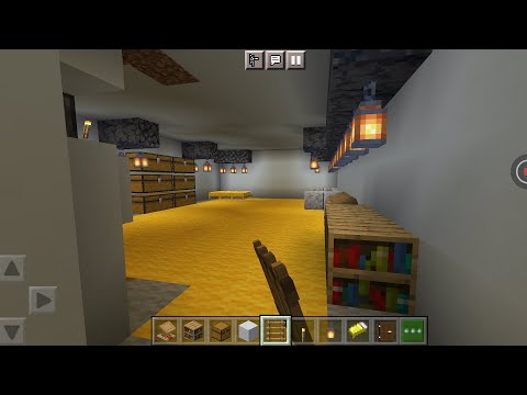 I built a room under ground of my pool in my big mansion minecraft🤑🤑
