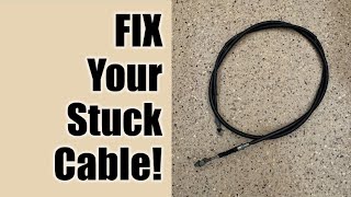 Fixing a Stuck Cable (brakes, throttle, shifting, any caliper cable!)