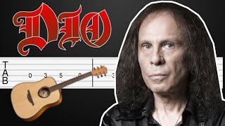Rainbow In The Dark - Dio Guitar Tabs, Guitar Tutorial, Guitar Lesson