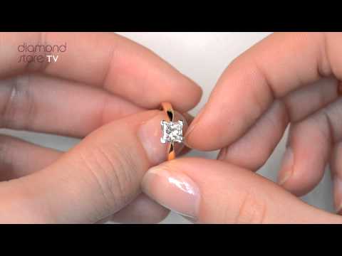 UT21-72 - Lauren 18K Gold 0.50CT Diamond Engagement Ring