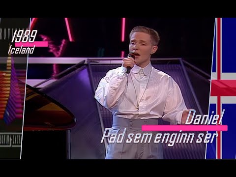 eurovision 1989 Iceland 🇮🇸 Daniel - Það sem enginn sér ᴴᴰ