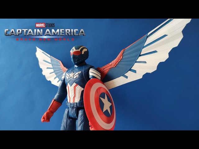 Vídeo relacionado con Hasbro Marvel Capitán America: Brave New World, Máscara de Visión para Vuelo, Juguete de Superhéroes, Ropa de Película, Juegos de rol, Regalo para Niños y Niñas de 5 Años o Más