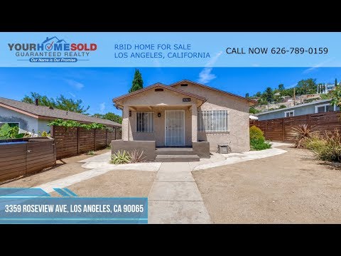 HOME PLUS INCOME DUPLEX RBID HOME FOR SALE IN LOS ANGELES - 3359 ROSEVIEW AVE, LOS ANGELES, CA 90065