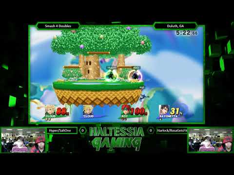 Gwinnett Brawl 47 Smash 4 Doubles Hyper / Salt One vs Harlock / RosaGetsFit