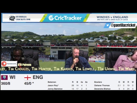 WI v ENG 3rd Test day 1, Gros Islet, St Lucia