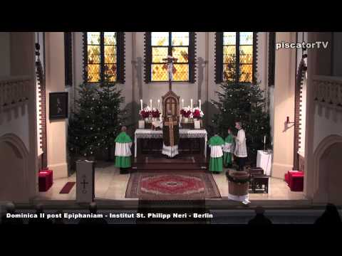 Dominica II post Epiphaniam 10 Praefatio - Traditional Latin Mass