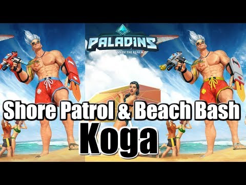 Paladins: Shore Patrol Koga & Beach Bash Koga