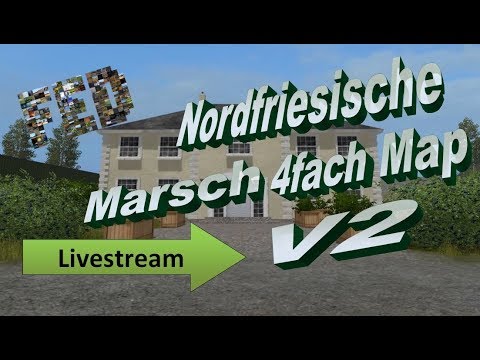 Landwirtschafts Simulator 17 Live Stream Multiplayer Game FS17 LS17 Nordfriesische Marsch mod map
