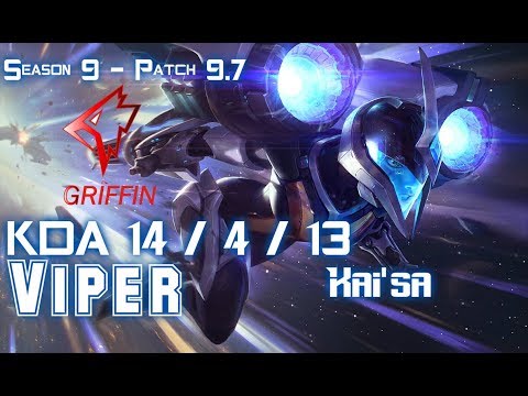 GRF Viper KAI'SA vs VAYNE ADC - Patch 9.7 KR Ranked