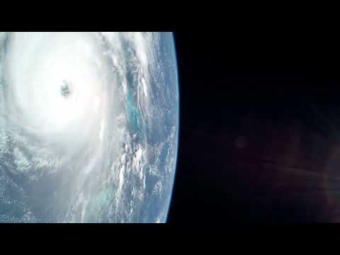 Hurricane Ian | Hurricane filmed from space