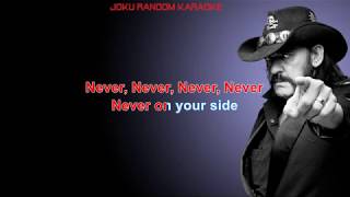 Download lagu Motörhead - God Was Never On Your Side [Karaoke] mp3