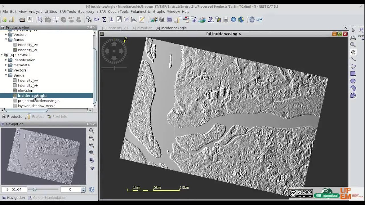 Tutorial - How to orthorectified Radar data with Next ESA Sar Toolbox (NEST)?