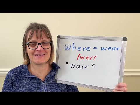 How to Pronounce Where, Wear and Ware (Live Q & A)