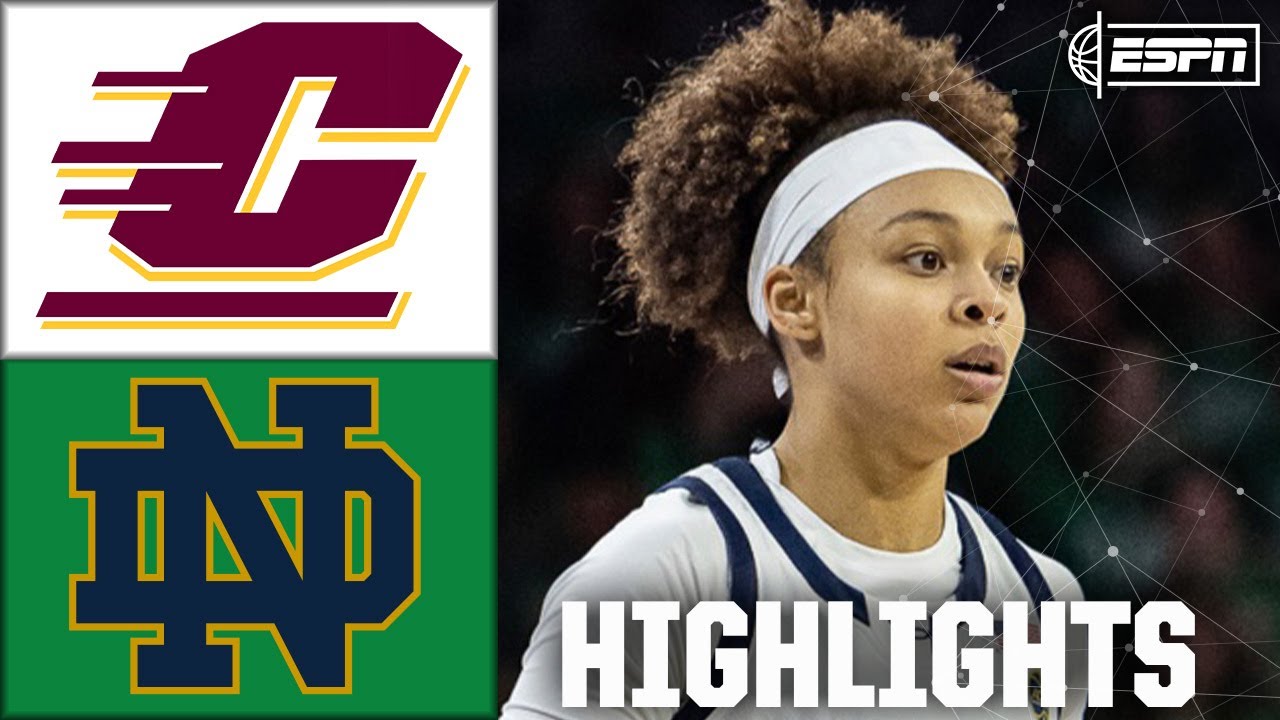 Central Michigan Chippewas vs. Notre Dame Fighting Irish | Full Game Highlights | ESPN CBB