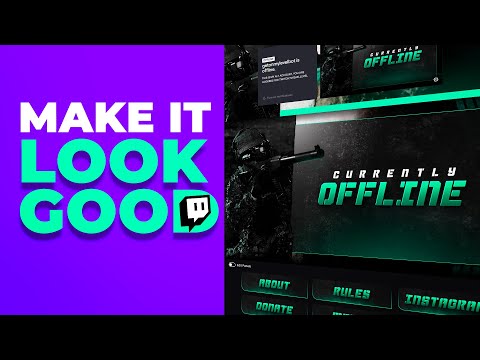 How to Customize A Twitch Channel with FREE Graphics!