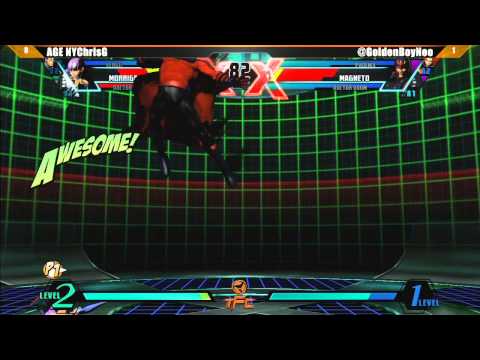 Ultimate Marvel vs Capcom 3 AGE NYChrisG vs @goldenboyNeo - The Fall Classic Tournament