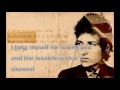Dirge - Bob Dylan