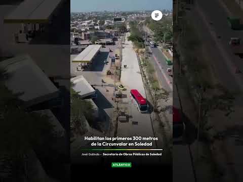 🚧 Soledad habilita nuevo tramo de la Avenida Circunvalar para mejorar la movilidad