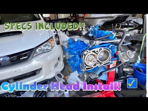 2008 - 2014 Subaru WRX Headgasket Replacement Install Procedure (Specs and FSM included!) EJ25