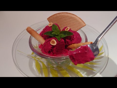 Recette Glace betterave framboise