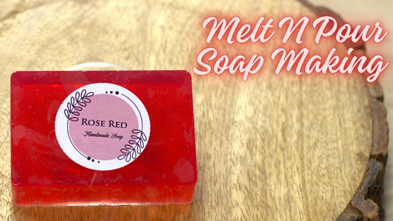 Soap making - using transparent Soap Base.