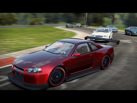 Nürburgring Nordschleife POV - Nissan Skyline R34 - NFS Shift 2 Unleashed