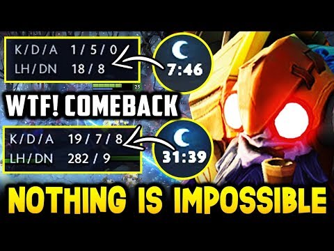 Nothing Is Impossible - WTF! Insane Comeback Radical Tinker Dota 2