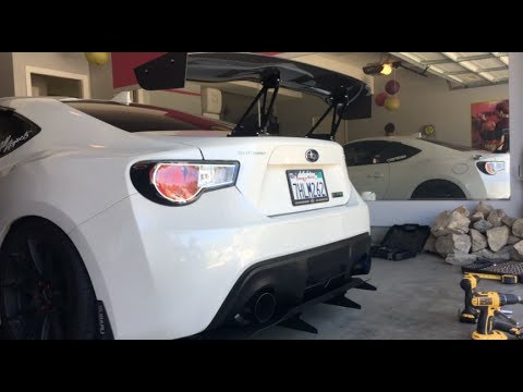 Subaru BRZ Seibon Carbon Fiber GT WING!