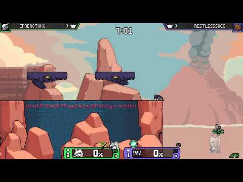 Rivals of Aether Workshop Friendlies Restlesssucc(Cuphead) v InnerOtaku(Zetta)