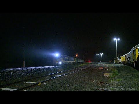 4MP7 Late Night Mixed Freight Train (24/6/2020) - PoathTV Australian Railways