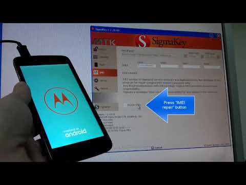 MotoC IMEI with Sigmakey