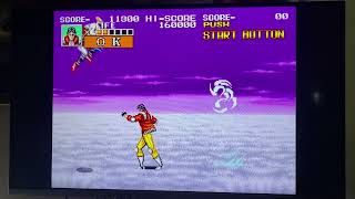 Sengoku neo geo cd gameplay on the Polymega.