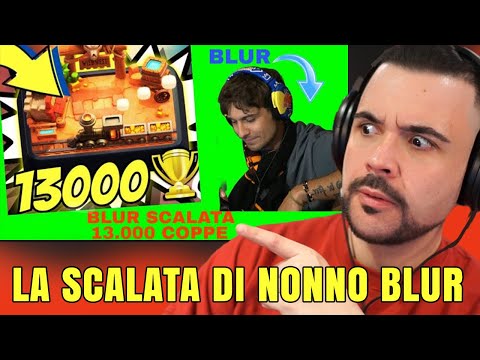 Parlo con Blur mentre lui Scala i TROFEI su CLASH ROYALE
