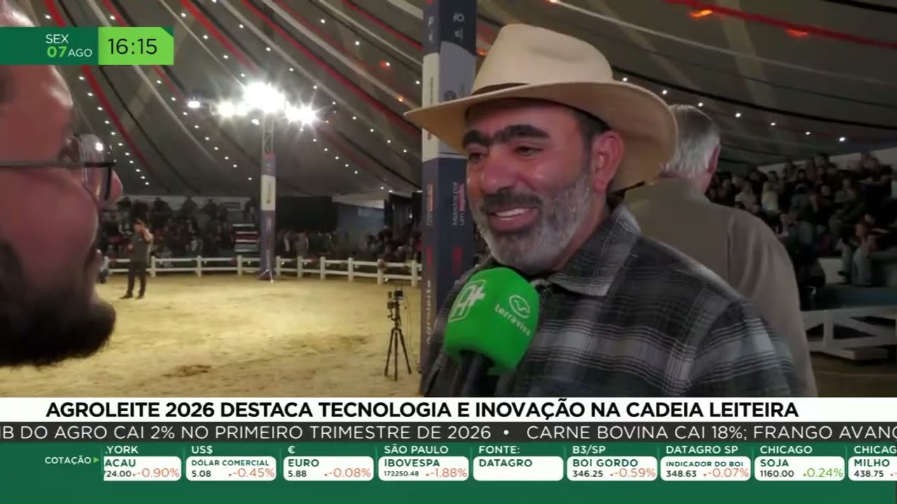 Agroleite 2026 destaca tecnologia e inovação na cadeia leiteira