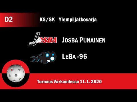 D2-jatkosarja Josba Punainen - LeBa-96 11.1.2020 Varkaus
