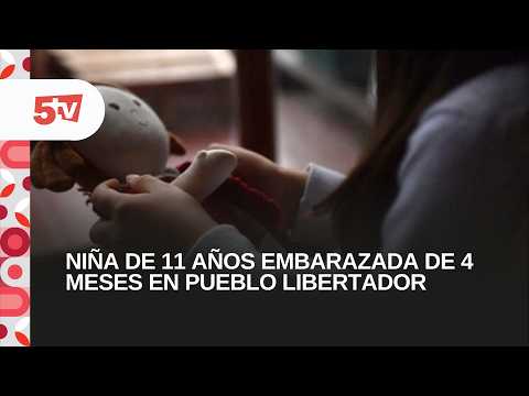 NIÑA DE 11 AÑOS EMBARAZADA DE 4 MESES EN PUEBLO LIBERTADOR-GERONIMO VEGA DESDE ESQUINA