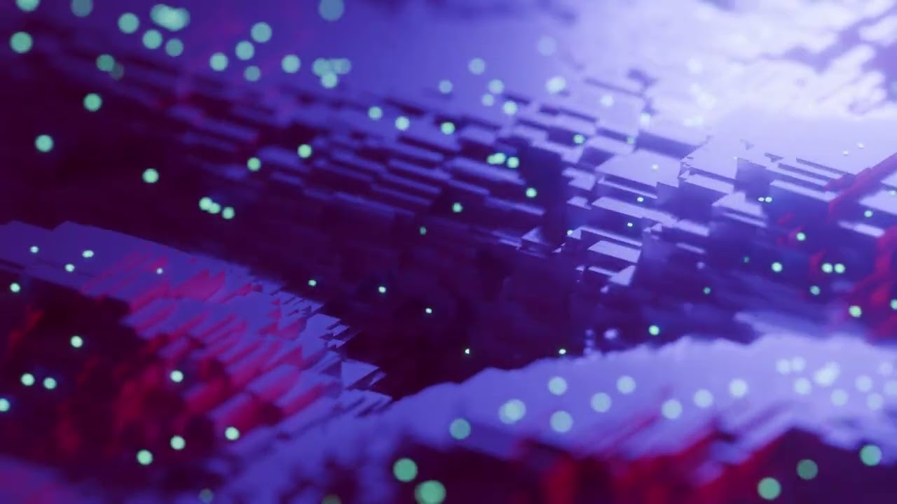 Sci-Fi Cyber Tech Landscape 3D Model