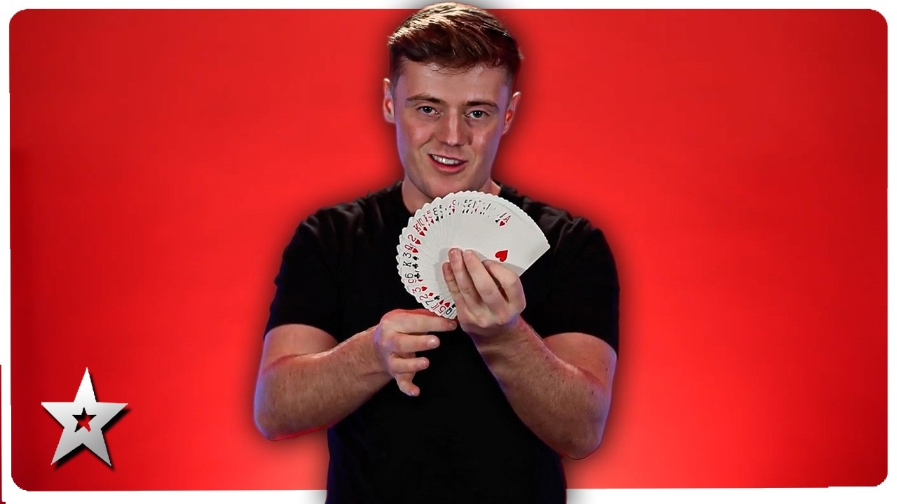 Keep Your Eyes On The Aces! COOL Card Trick from Britain's Got Talent Winner!